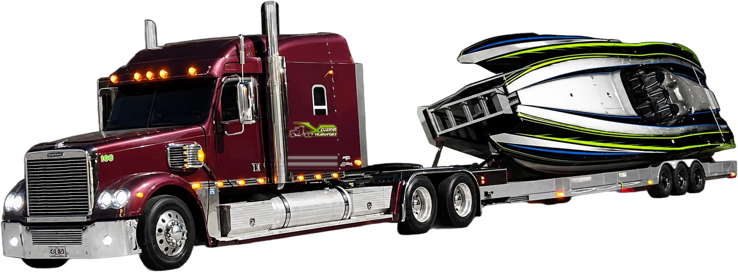 Xclusive rig hauling a performance boat